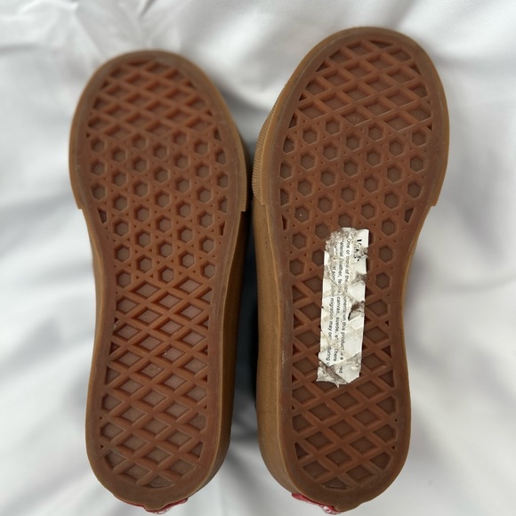 Vans Kids NEVER WORN Clean Navy and Red Sneakers - Picture 7 of 8